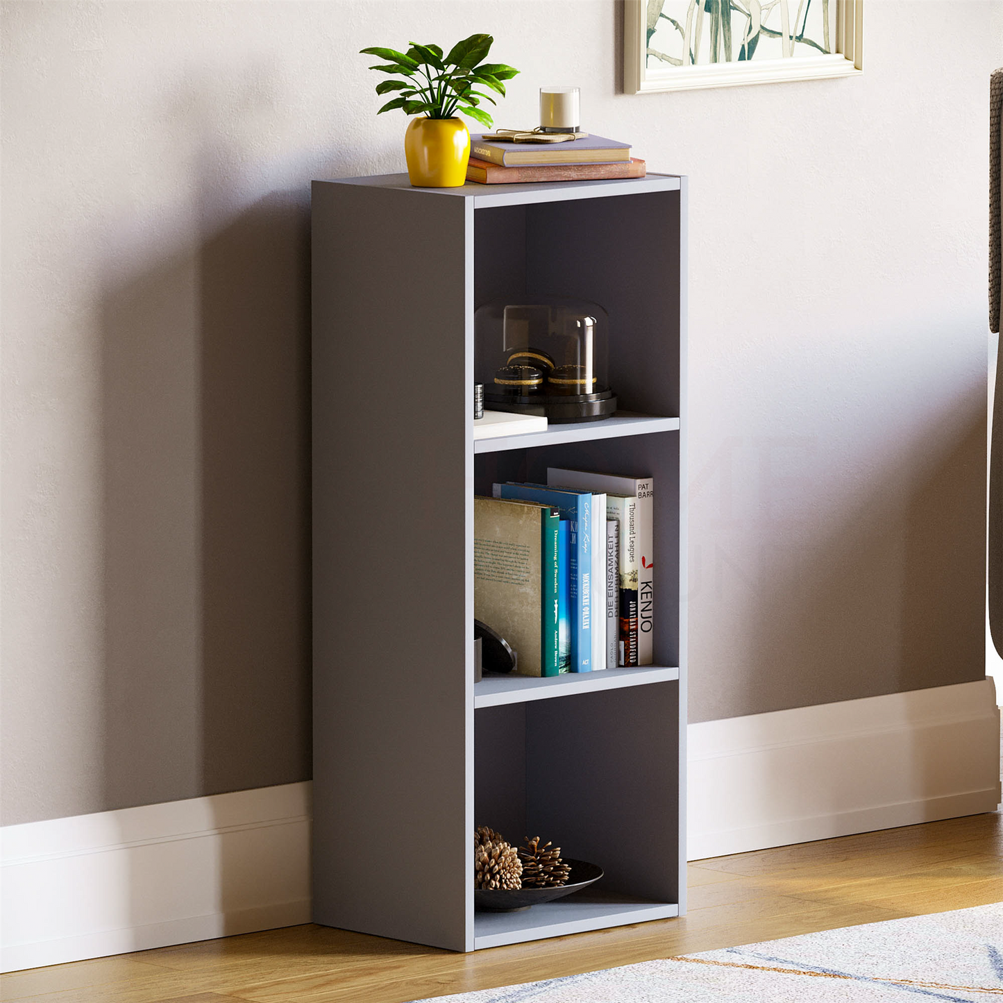 2 3 4 or 5 Tier Cube Bookcase Display Unit