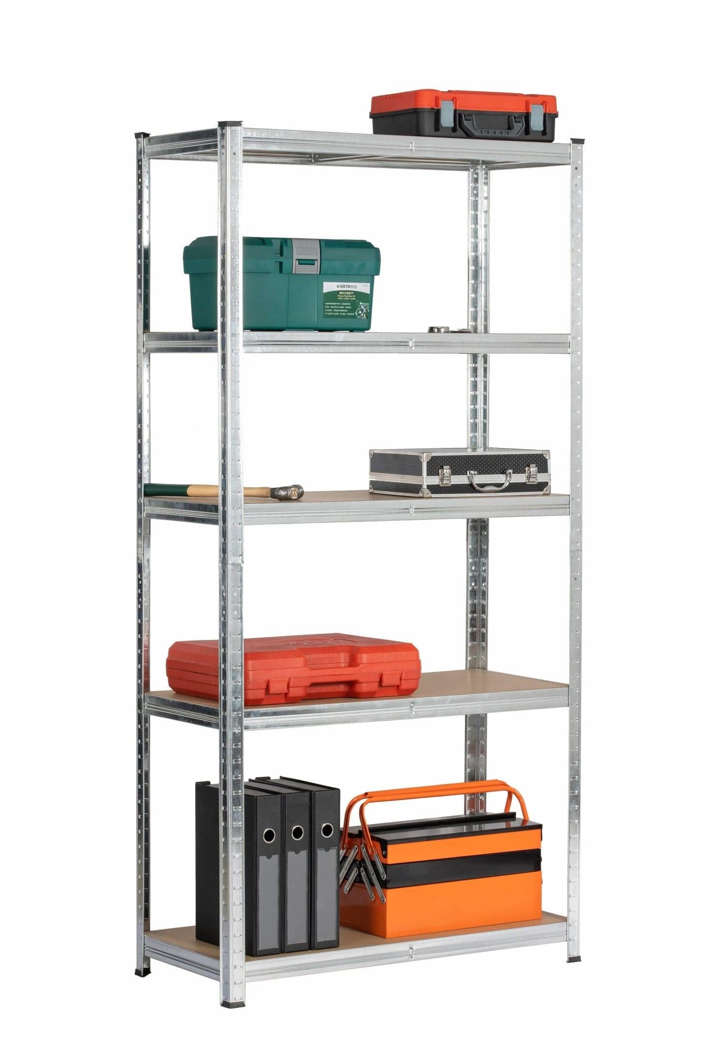 180x90x40cm Heavy Duty 5 Tier Boltess Shelving