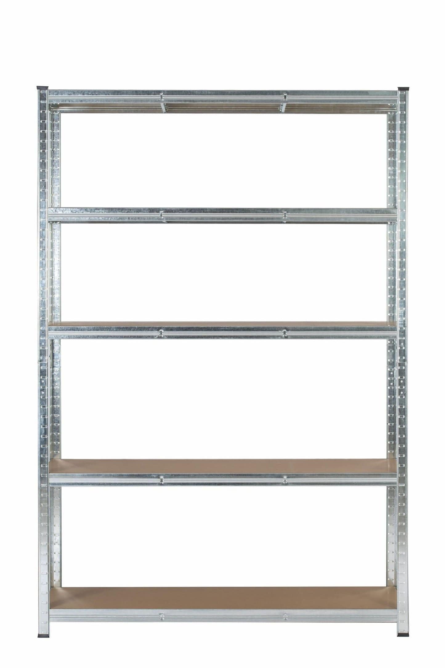 180x120x45cm Heavy Duty 5 Tier Boltess Shelving
