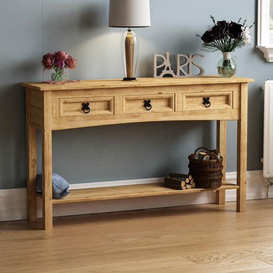 3 Drawer Console Table