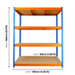 180x150x60cm Extra Heavy Duty Boltess Shelving