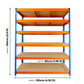 180x150x60cm Extra Heavy Duty Boltess Shelving