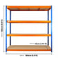 180x180x45cm Extra Heavy Duty Boltess Shelving