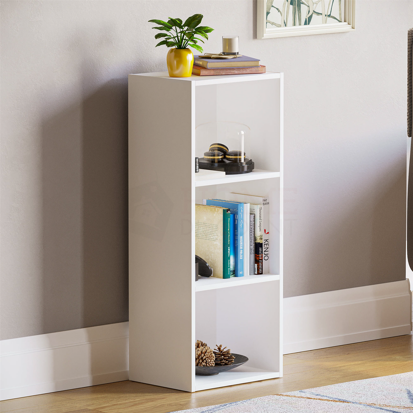 2 3 4 or 5 Tier Cube Bookcase Display Unit