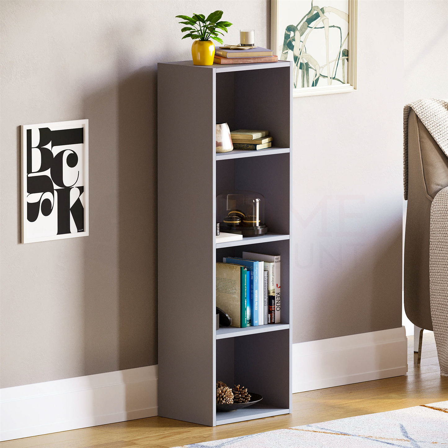 2 3 4 or 5 Tier Cube Bookcase Display Unit