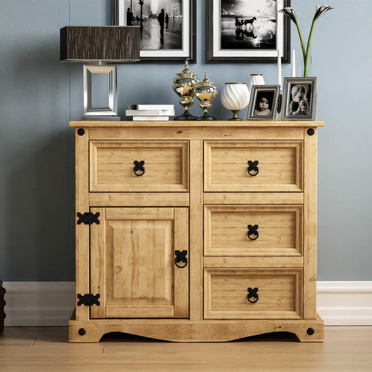 1 Door 4 Drawer Sideboard