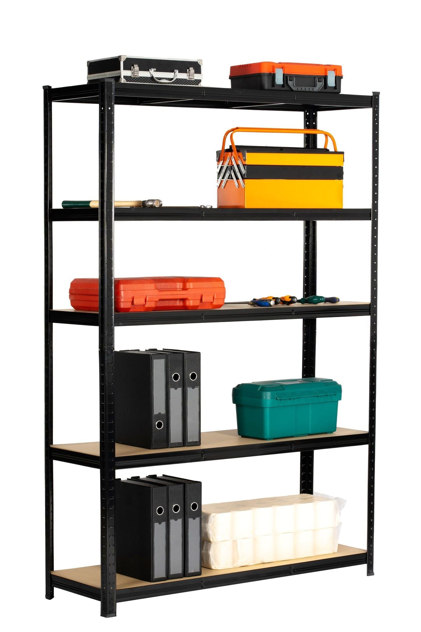 180x120x40cm Heavy Duty 5 Tier Boltess Shelving