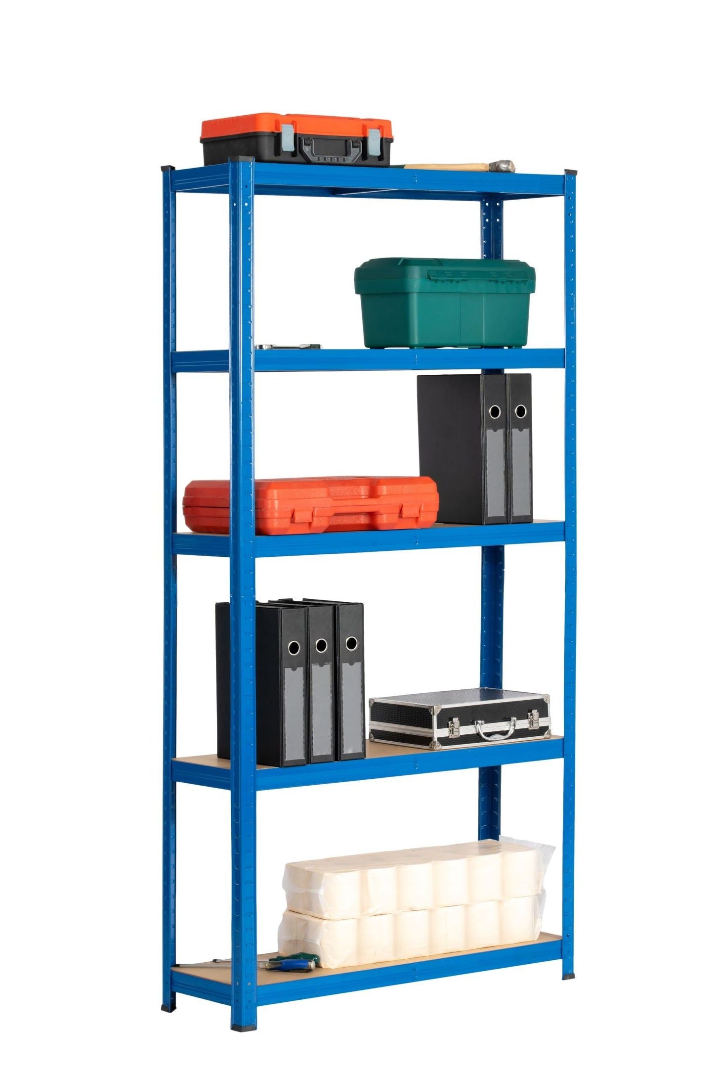 180x90x30cm Heavy Duty 5 Tier Boltess Shelving