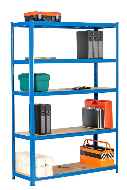 180x120x45cm Heavy Duty 5 Tier Boltess Shelving