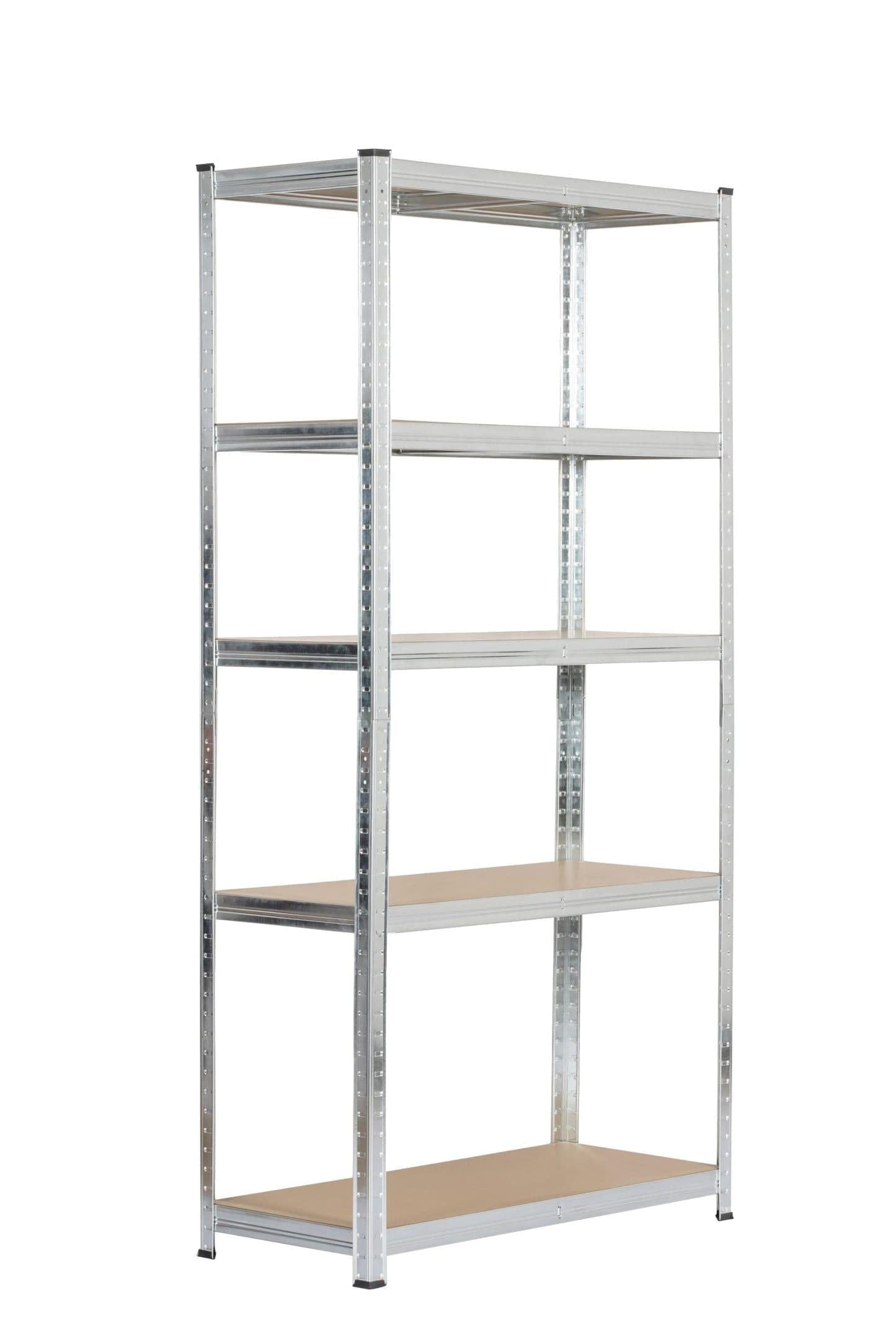 180x90x40cm Heavy Duty 5 Tier Boltess Shelving