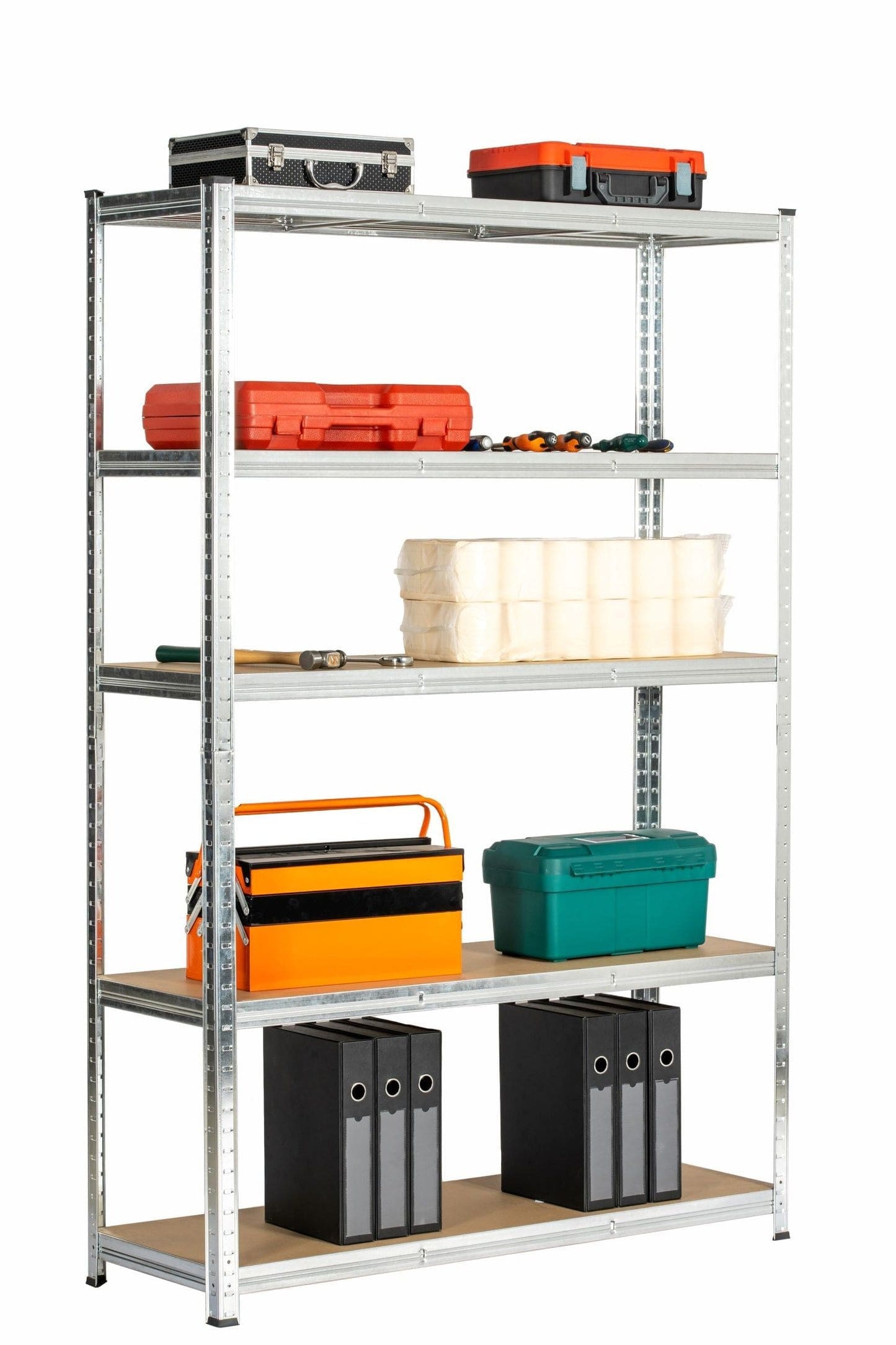 180x120x40cm Heavy Duty 5 Tier Boltess Shelving