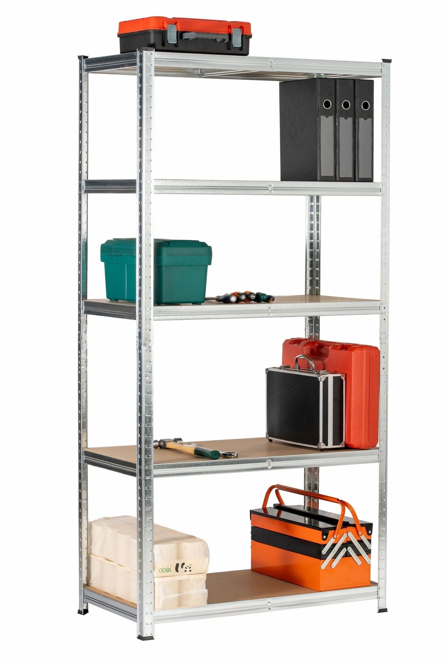 180x90x45cm Heavy Duty 5 Tier Boltess Shelving