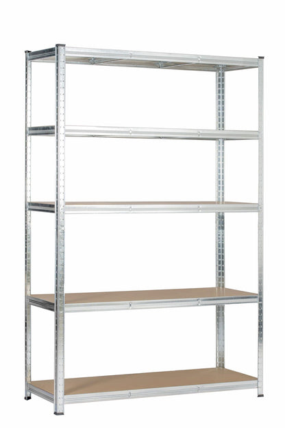 180x120x45cm Heavy Duty 5 Tier Boltess Shelving