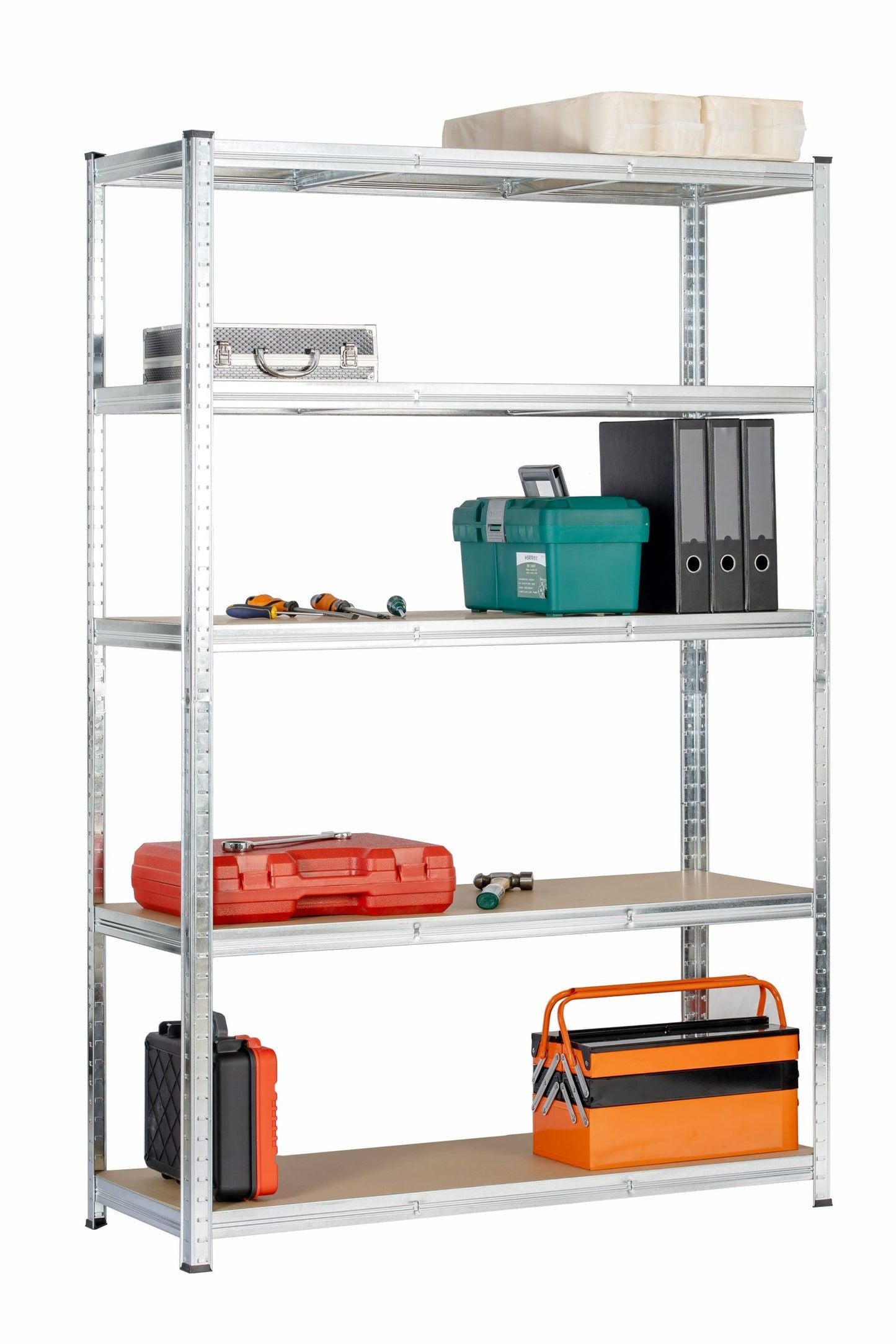 180x120x45cm Heavy Duty 5 Tier Boltess Shelving