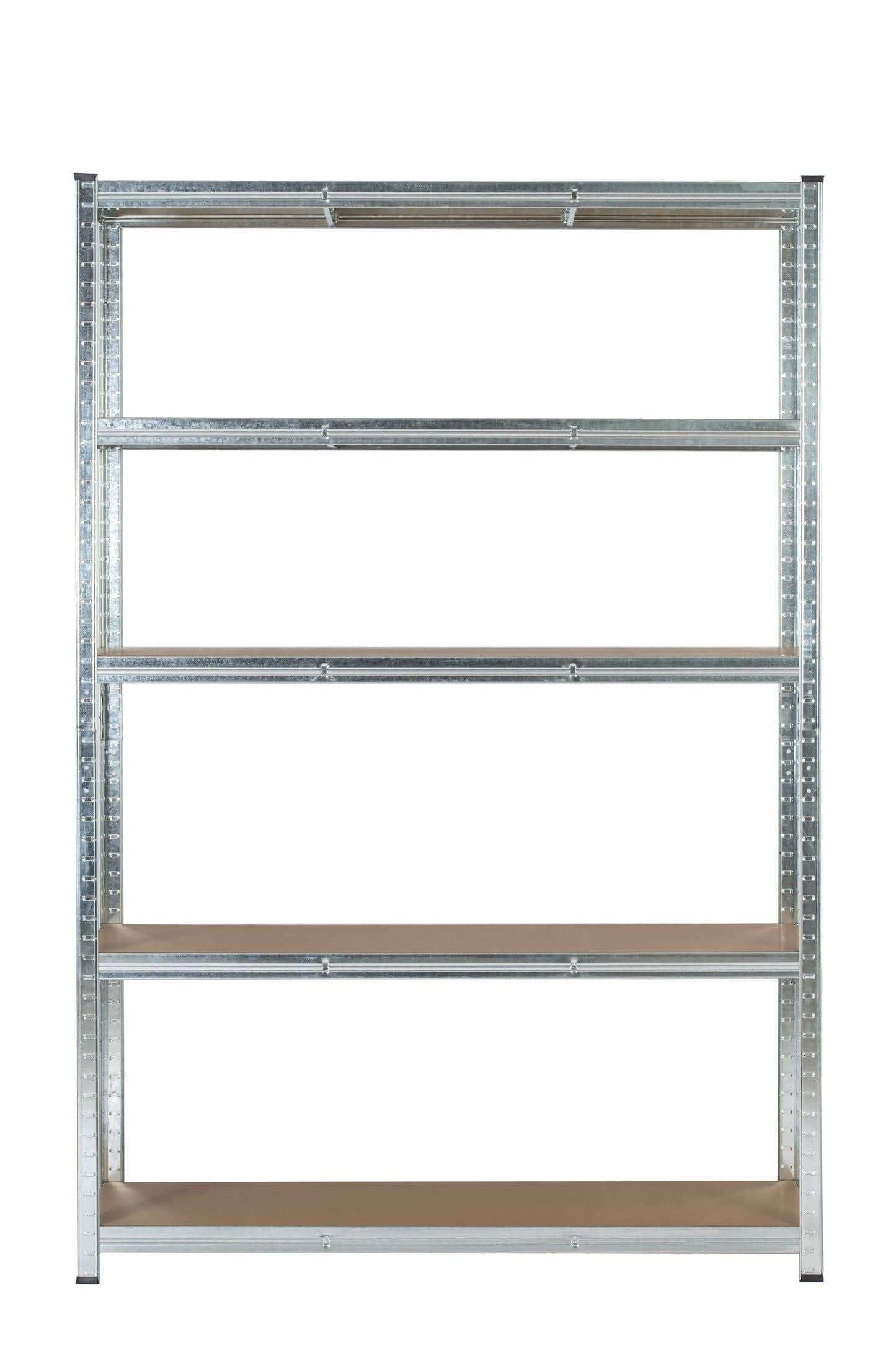 180x120x45cm Heavy Duty 5 Tier Boltess Shelving