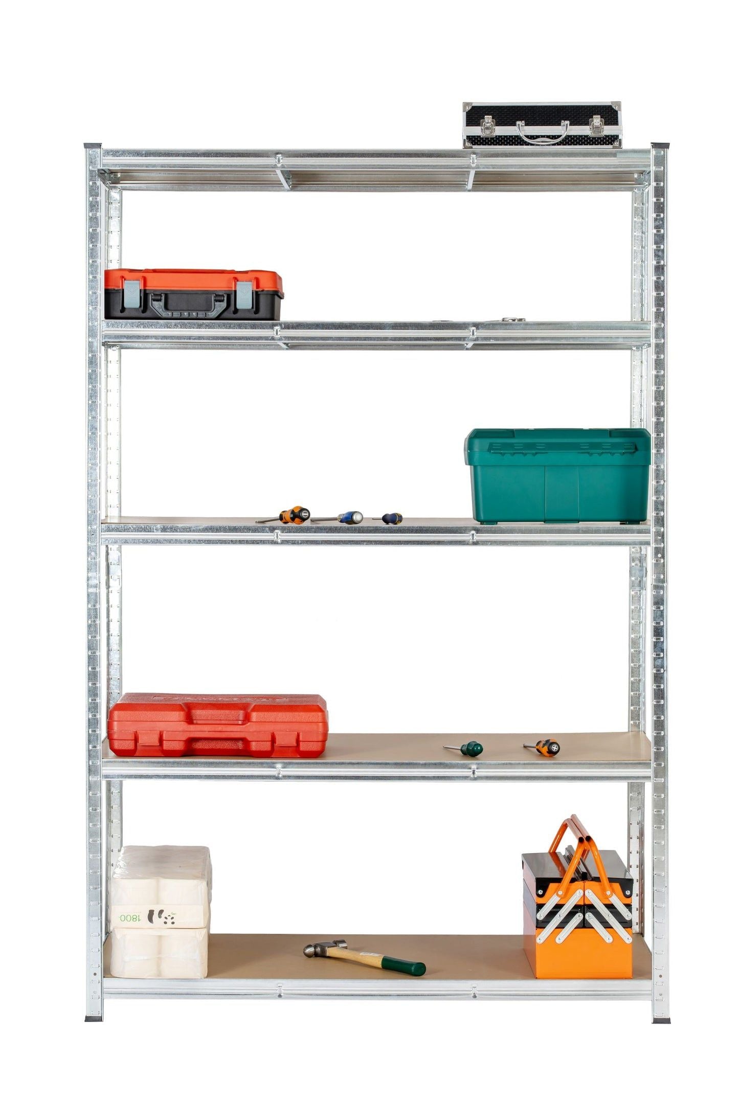 180x120x60cm Heavy Duty 5 Tier Boltess Shelving