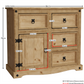 1 Door 4 Drawer Sideboard