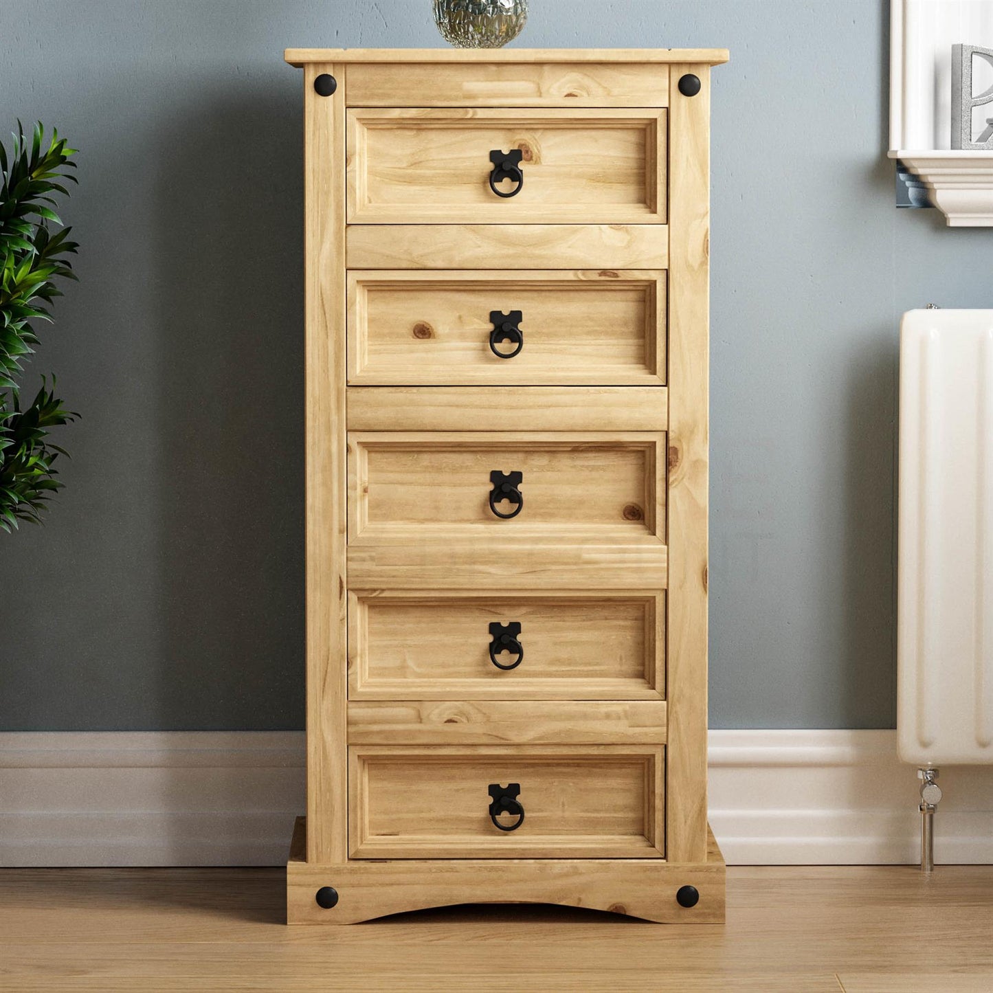 5 Drawer Narrow Chest