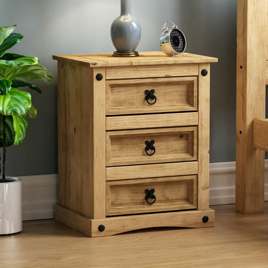 3 Drawer Bedside Chest