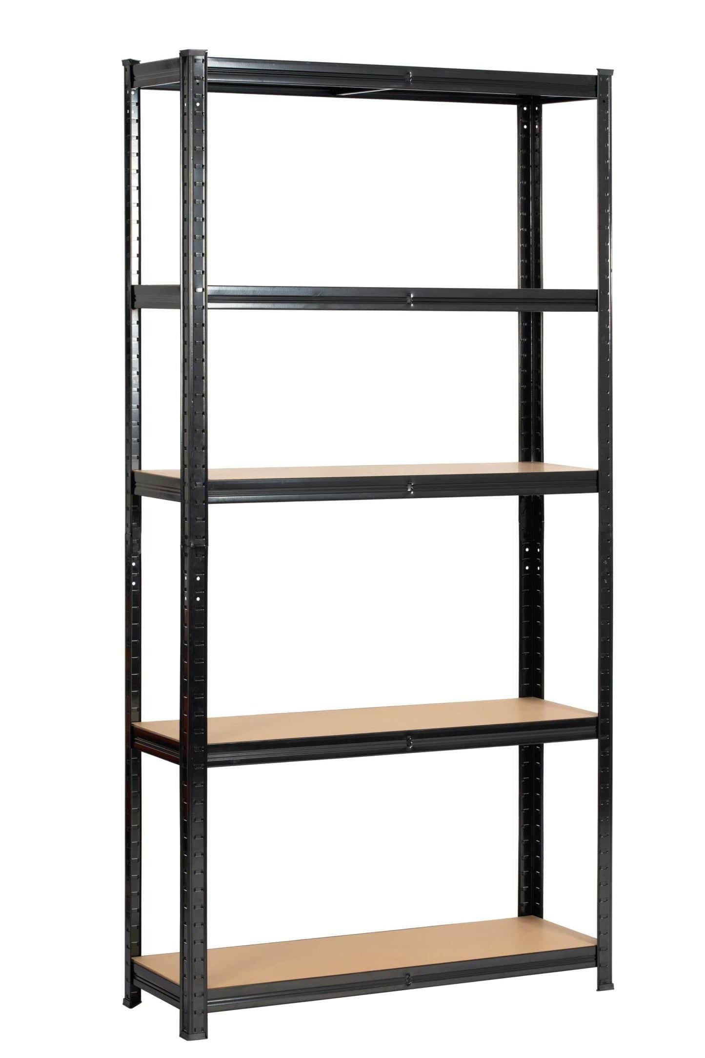 180x90x30cm Heavy Duty 5 Tier Boltess Shelving